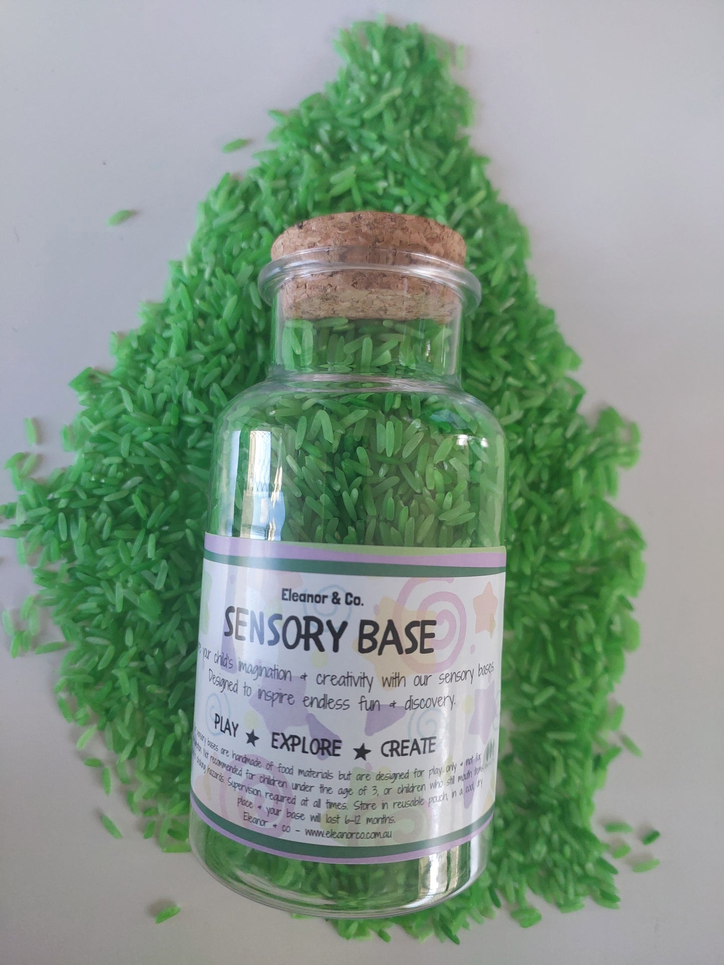 Party Favour/ Mini Sensory Base - Green