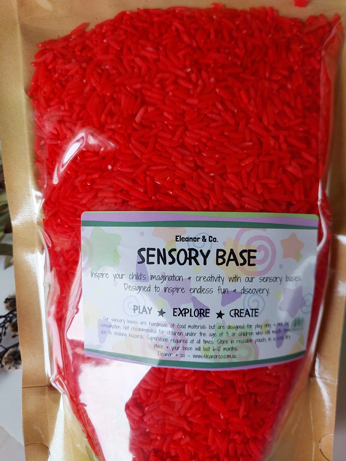Sensory Base - Red