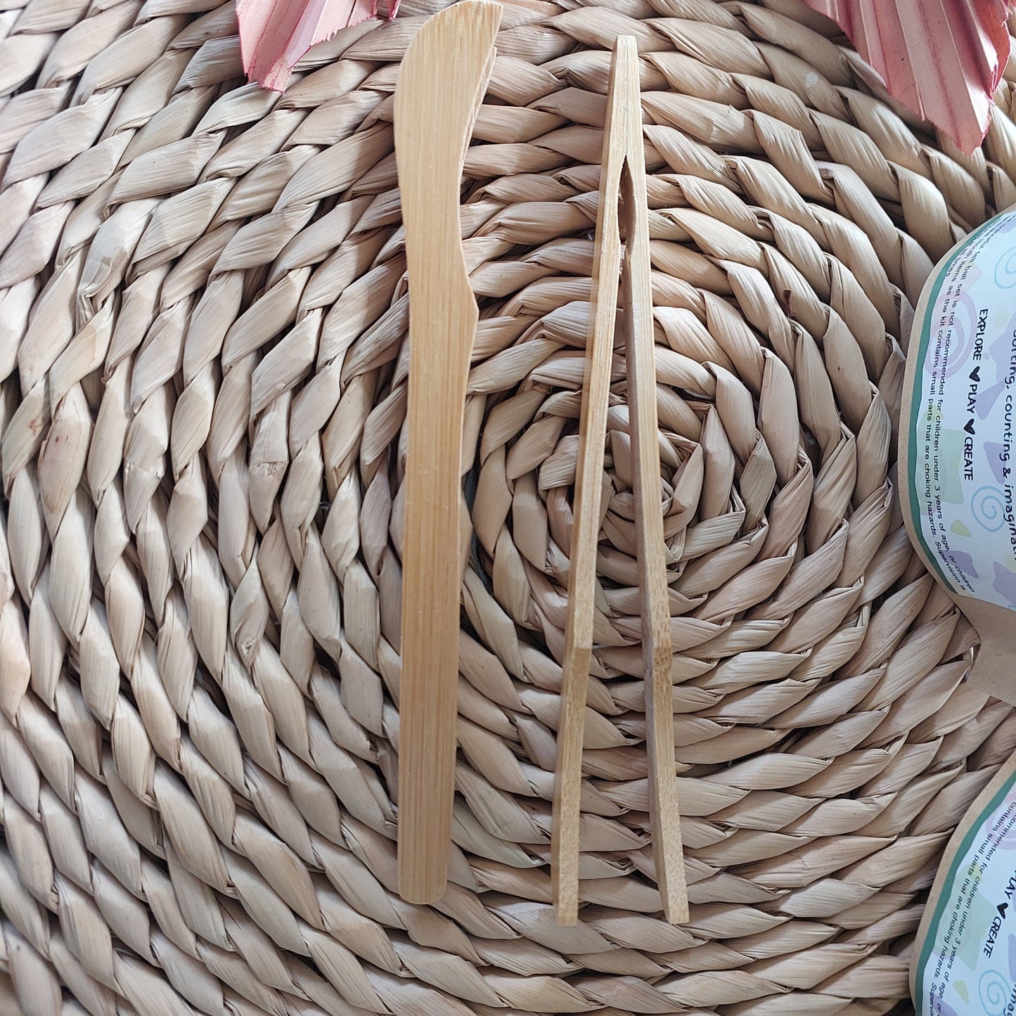 Curved Bamboo Tong