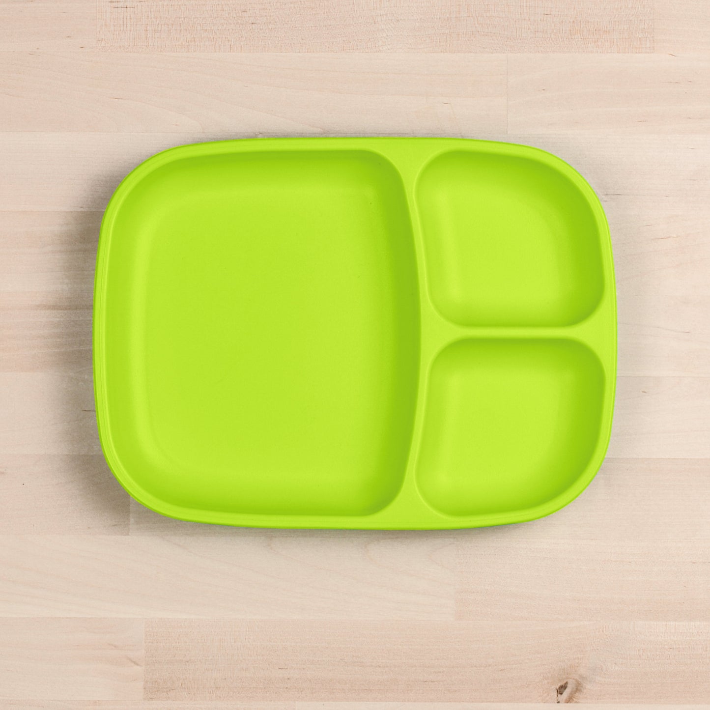 Re-Play Divided Tray Lime Green