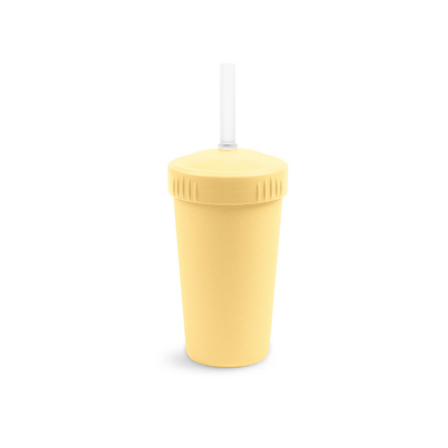 Re-Play Straw Cup with Reusable Straw Lemon Drop