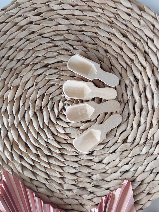 Mini Wooden Scoop
