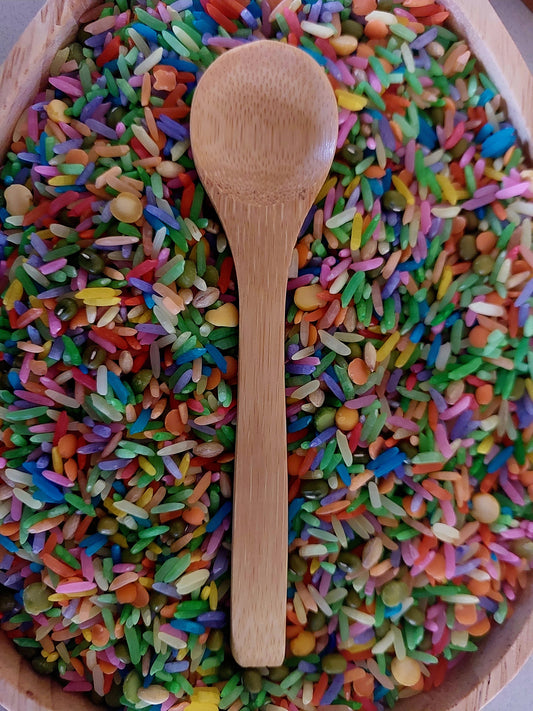 Bamboo Wooden Spoon for Sensory Play