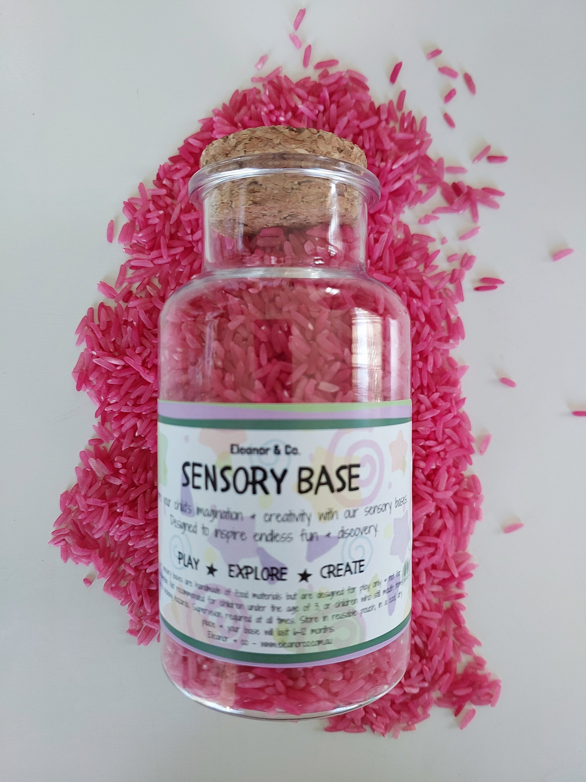 Mini Sensory Base/Party Favour - Pink