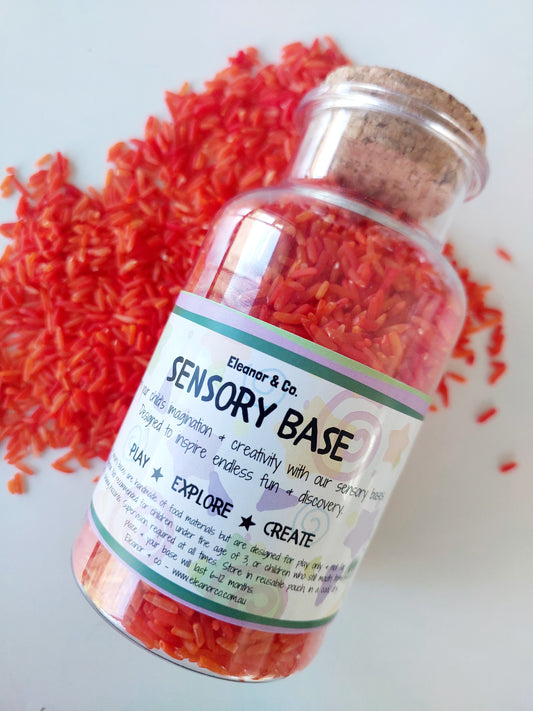 Mini Sensory Base/Party Favour - Orange