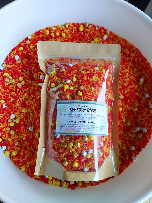 Sensory Base - Orange, Red, Yellow Mix