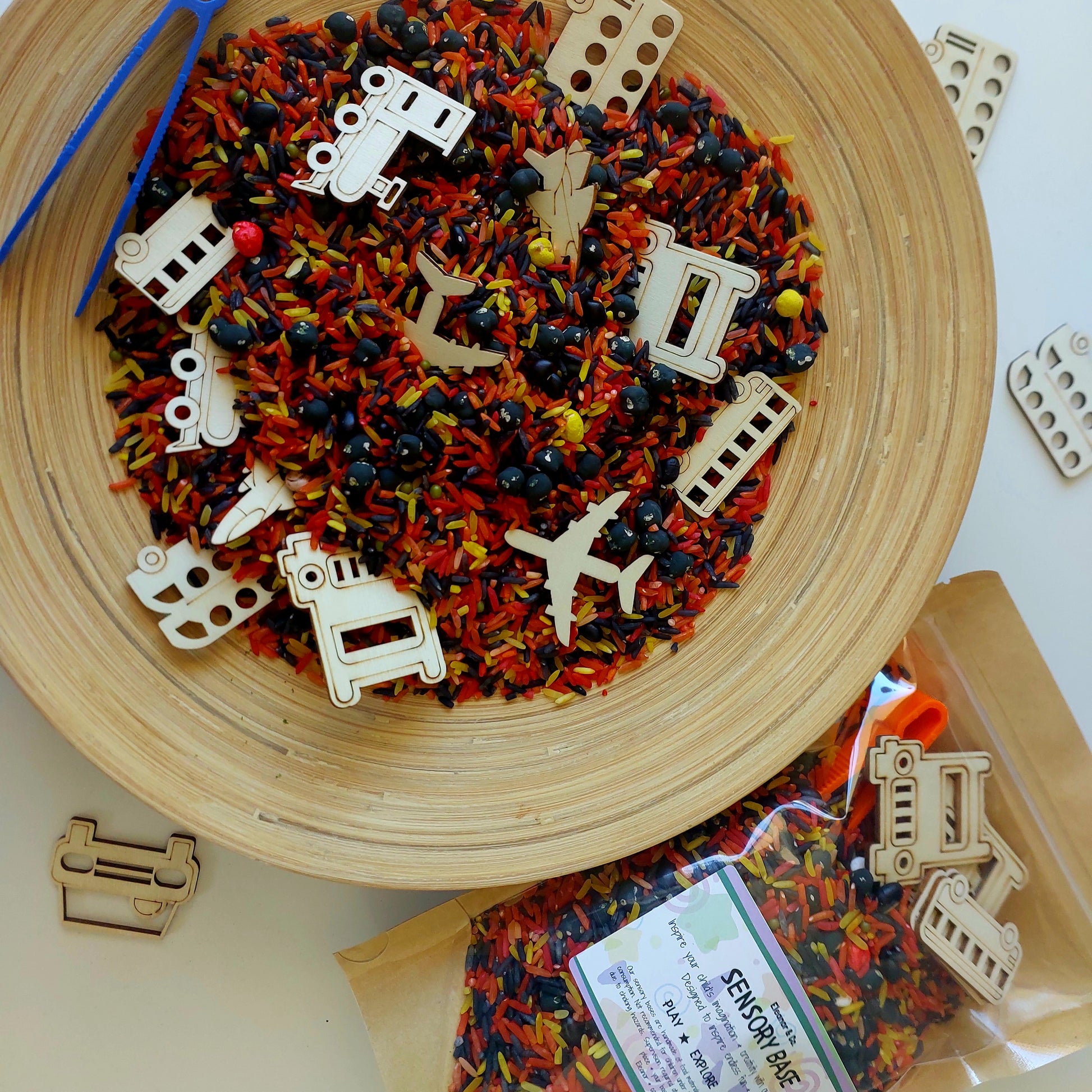 Transportation Find & Match Sensory Kit