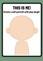 Self Portrait Playdough Mat Printable