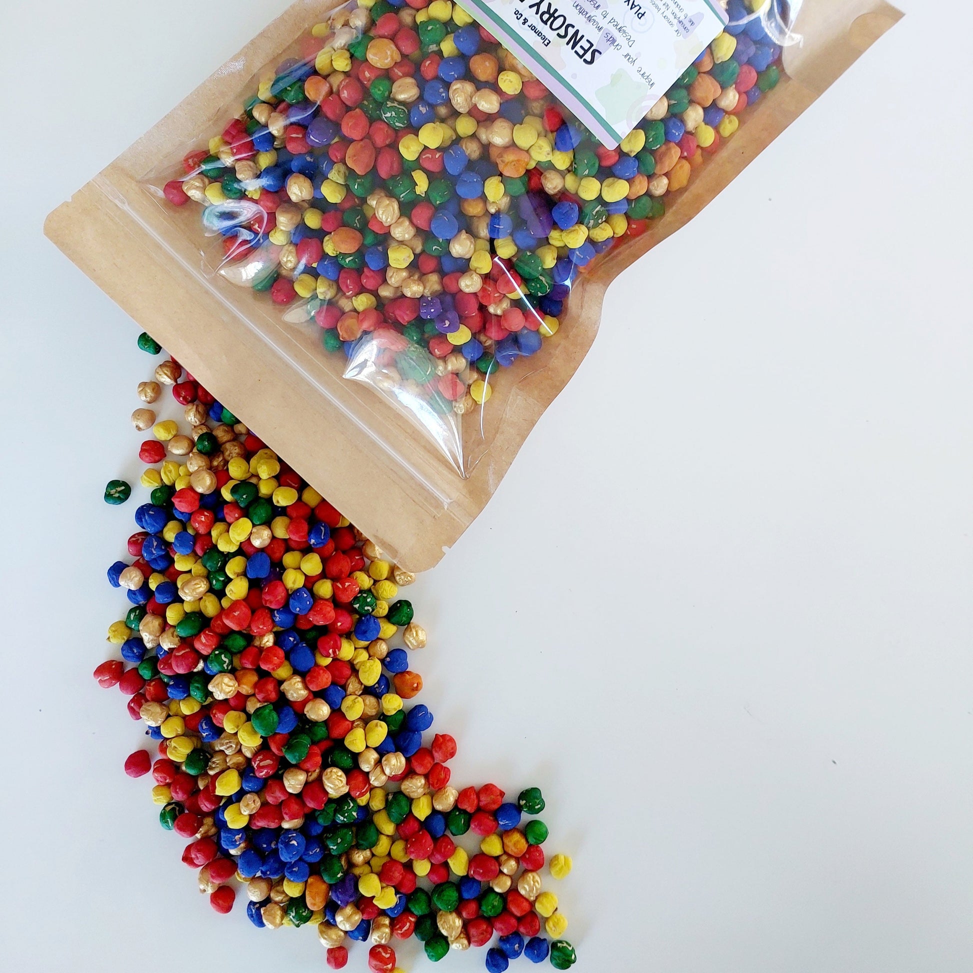 Sensory Base - Rainbow Chickpea with gold