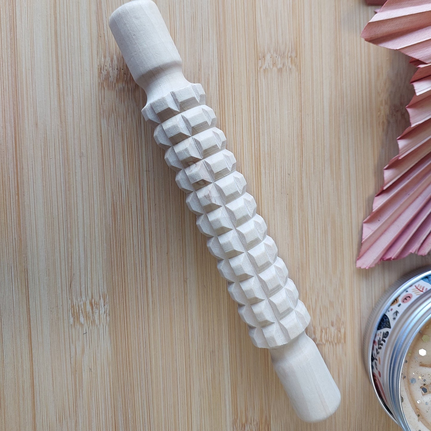 Textured Wooden Rolling Sticks Style 1