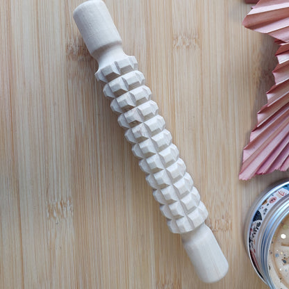 Textured Wooden Rolling Sticks Style 1