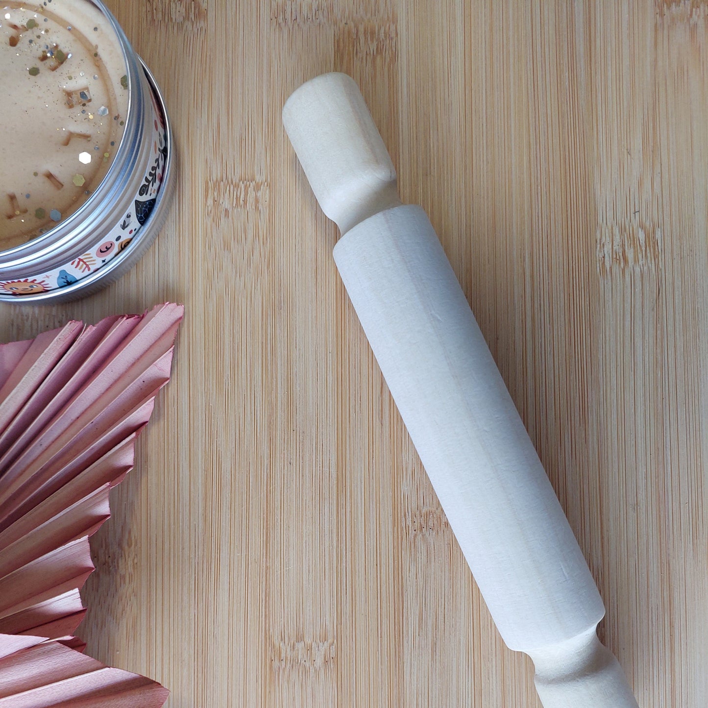 Textured Wooden Rolling Sticks Style 4